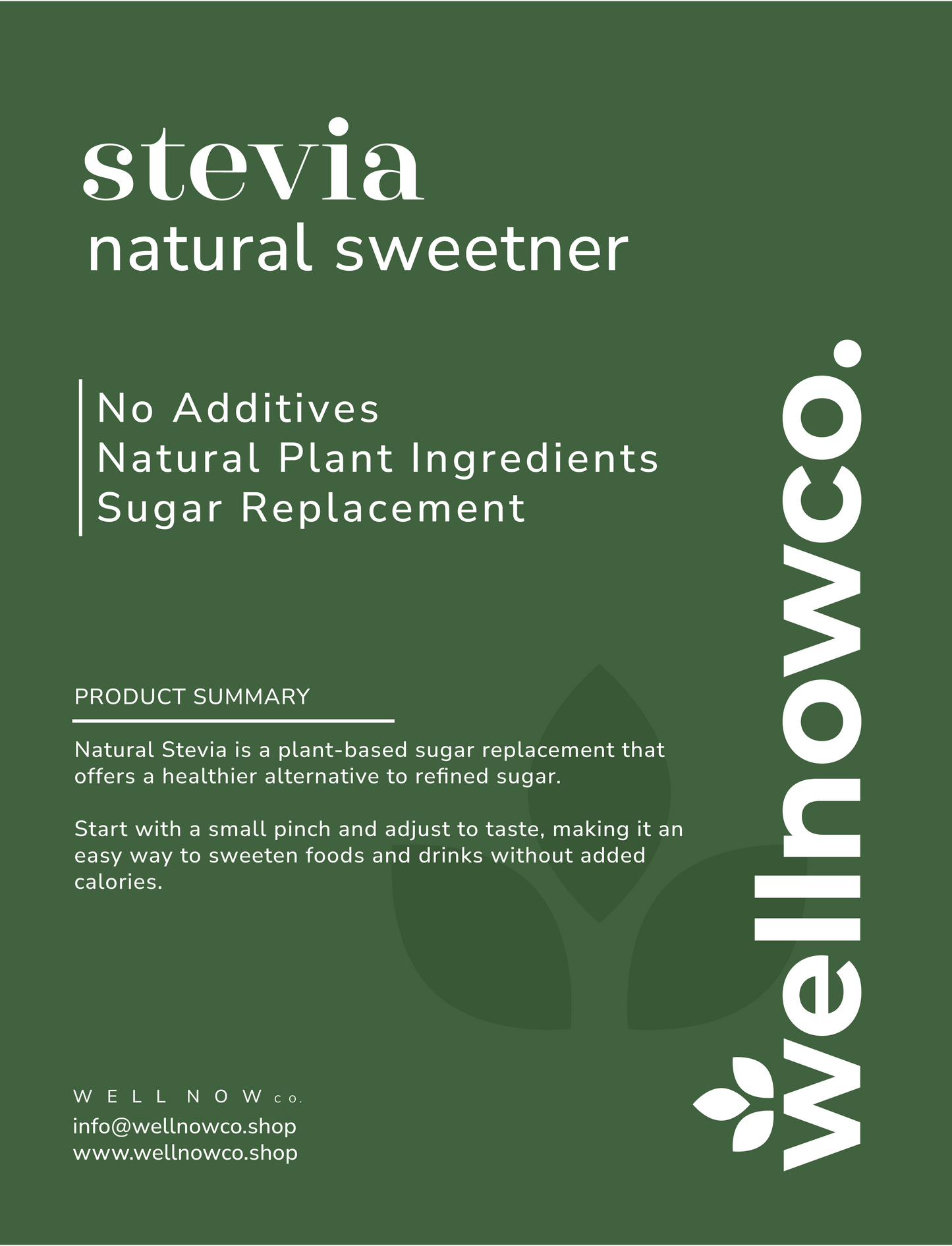 Natural Stevia 40g