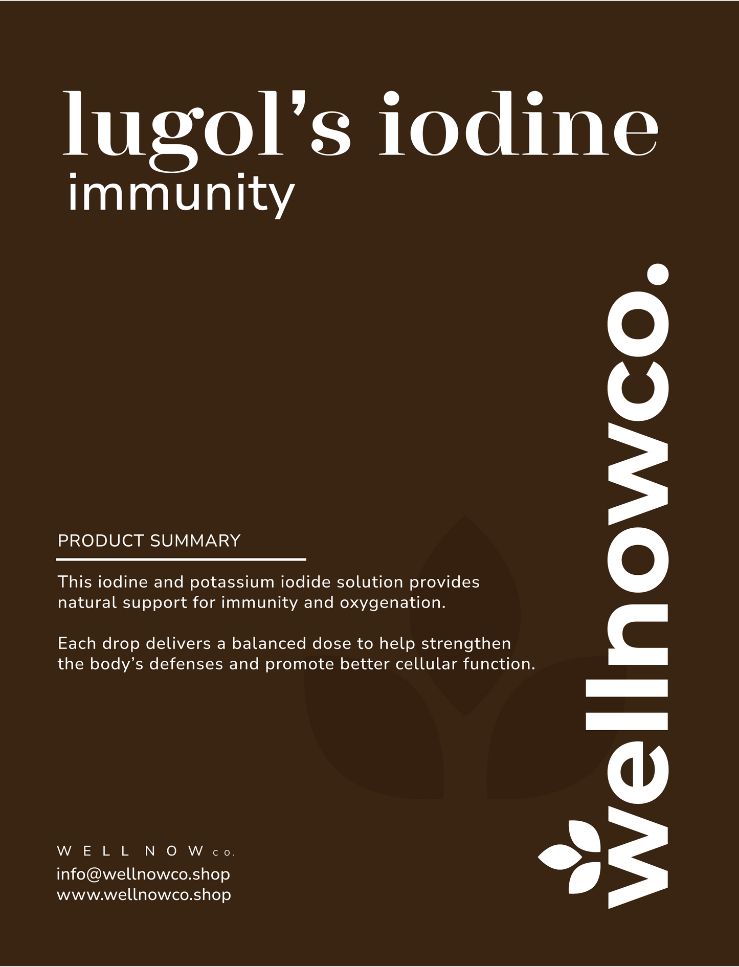 Lugol's Iodine