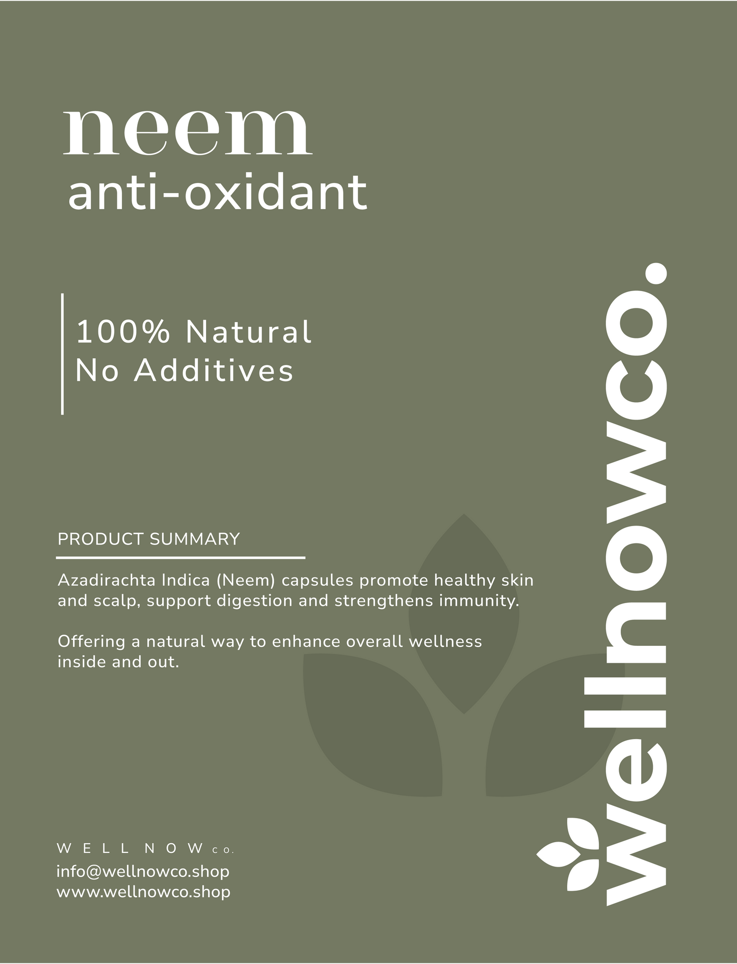 Neem - 90 Capsules