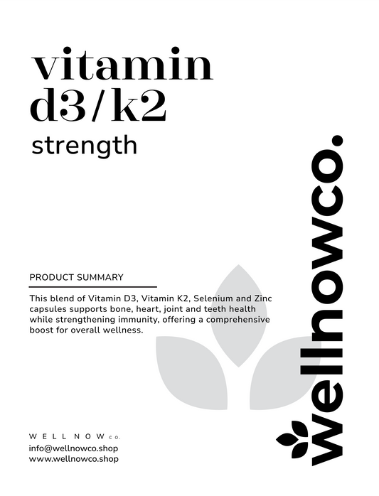 Vitamin D3/K2 Complex - 60 tablets