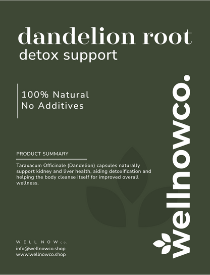 Dandelion Root - 60 capsules