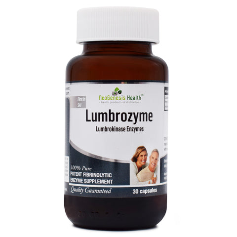 Lumbrozyme (Lumbrokinase Enzymes) - 30 capsules