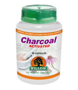Activated Charcoal 200mg 50 Capsules