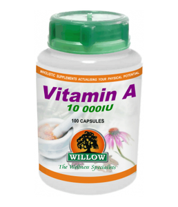 Vitamin A 10 000 IU 100 Capsules